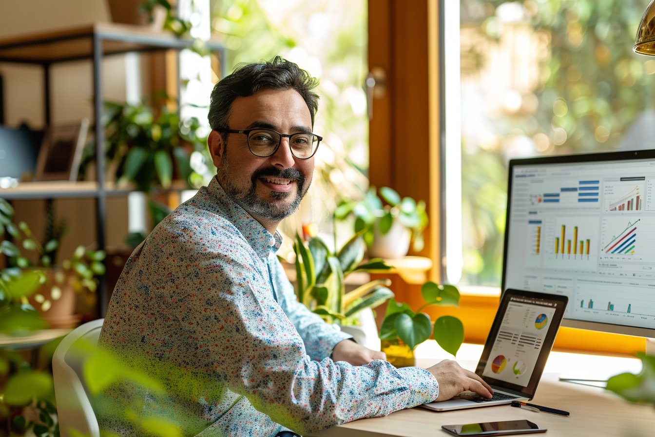 Bulut tabanlı işletme yazılımı ile verimli çalışan modern işletme sahibi