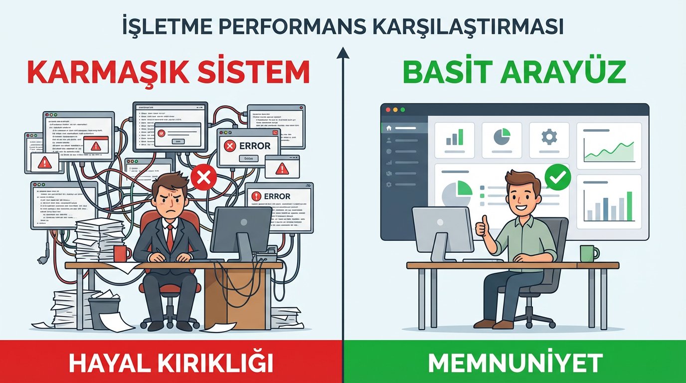Yetersiz vs Profesyonel yazılım karşılaştırması Yetersiz vs Profesyonel yazılım karşılaştırması